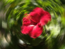 Radial blur example