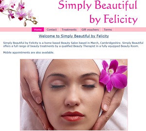 Beautybyfelicity website